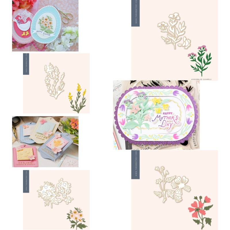Soap Making Die - Cress Hawthorn Mallow Caragana soap wort