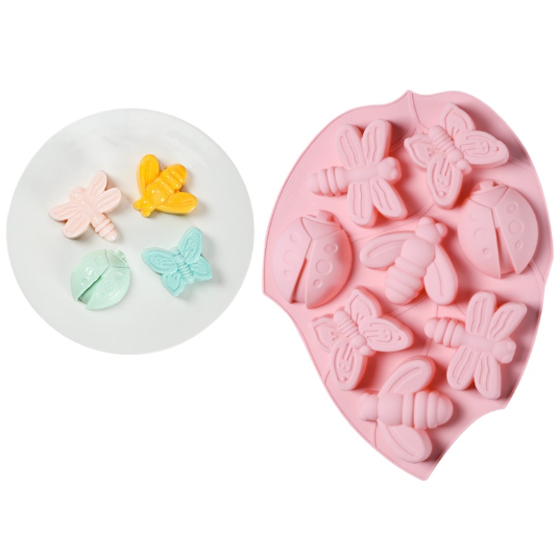 Soap Making Websites - 8 Hole Insect Butterfly Silicone Chocolate