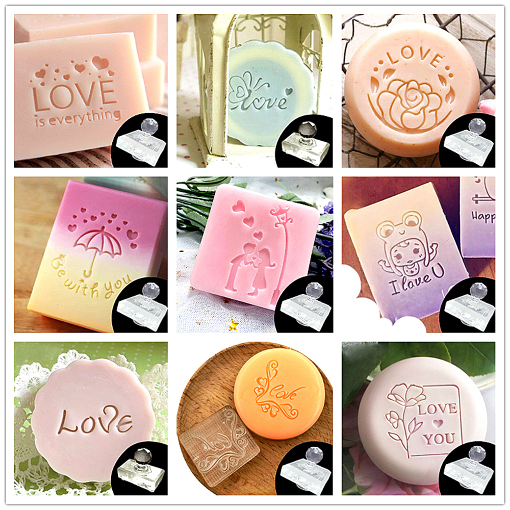 Soap Making Websites - LOVE Word Valentine's Day Flower Cartoon