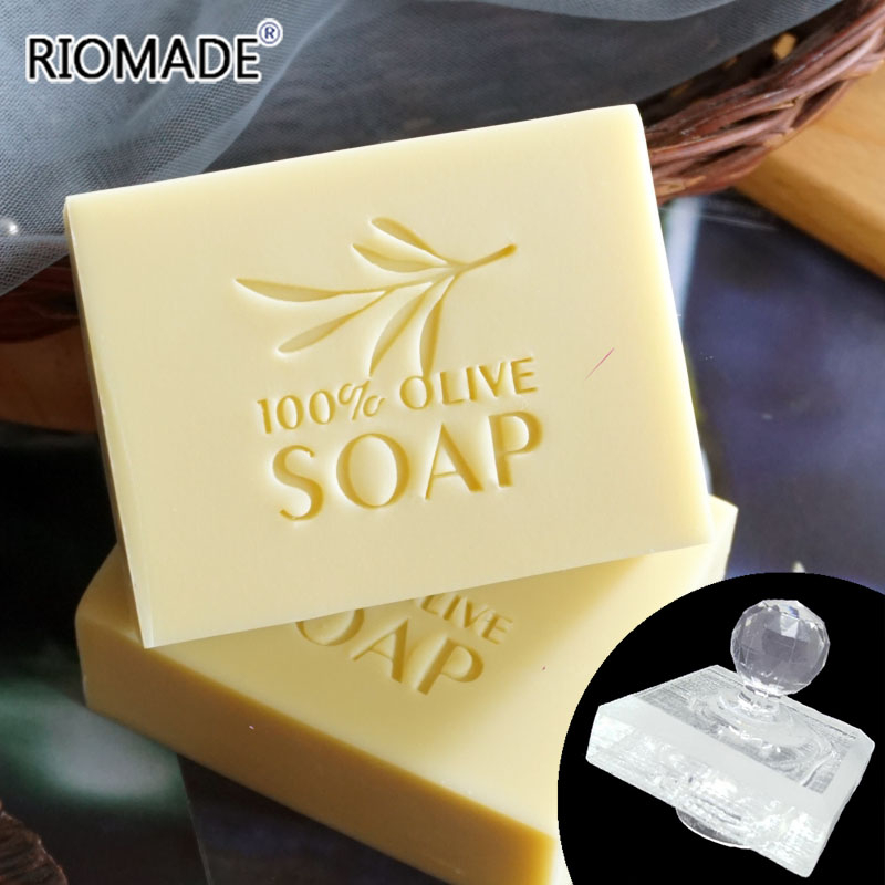 Soap Making Websites - Pure Olive Acrylic Soap Stamp 100%