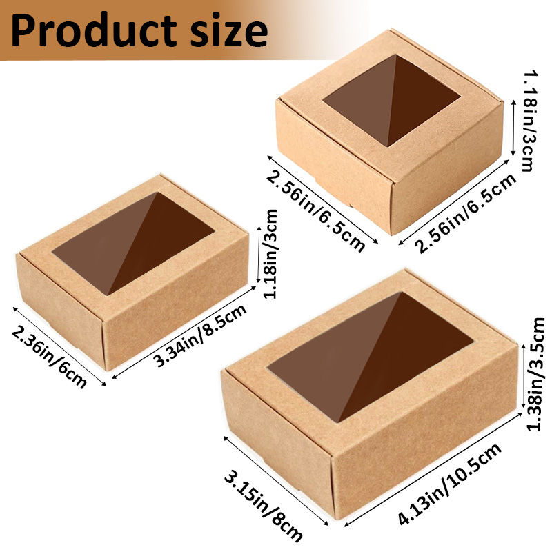 Soap Making Gifts - 15/35/50 PCS Self-Made Packaged Soap Box,