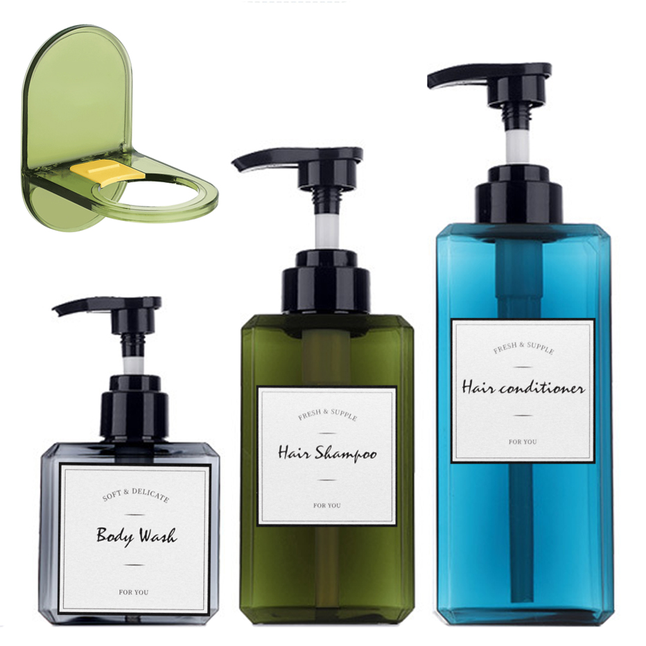 Soap Making Dish - Square Plastic Refillable Soap Dispenser Shampoo