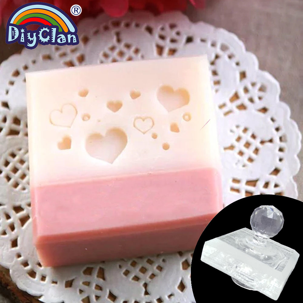 Heart Shape Handmade Soap Stam - Soap Making Websites ulasan dan harga