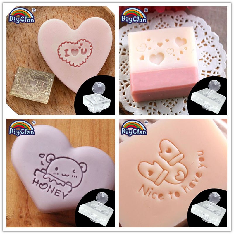 Heart Shape Handmade Soap Stam - Soap Making Websites ulasan dan harga