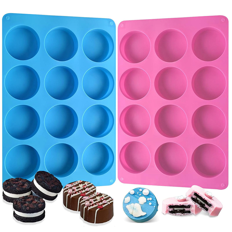 Round Silicone Molds 12-Cavity - Natural Making Soap ulasan dan harga