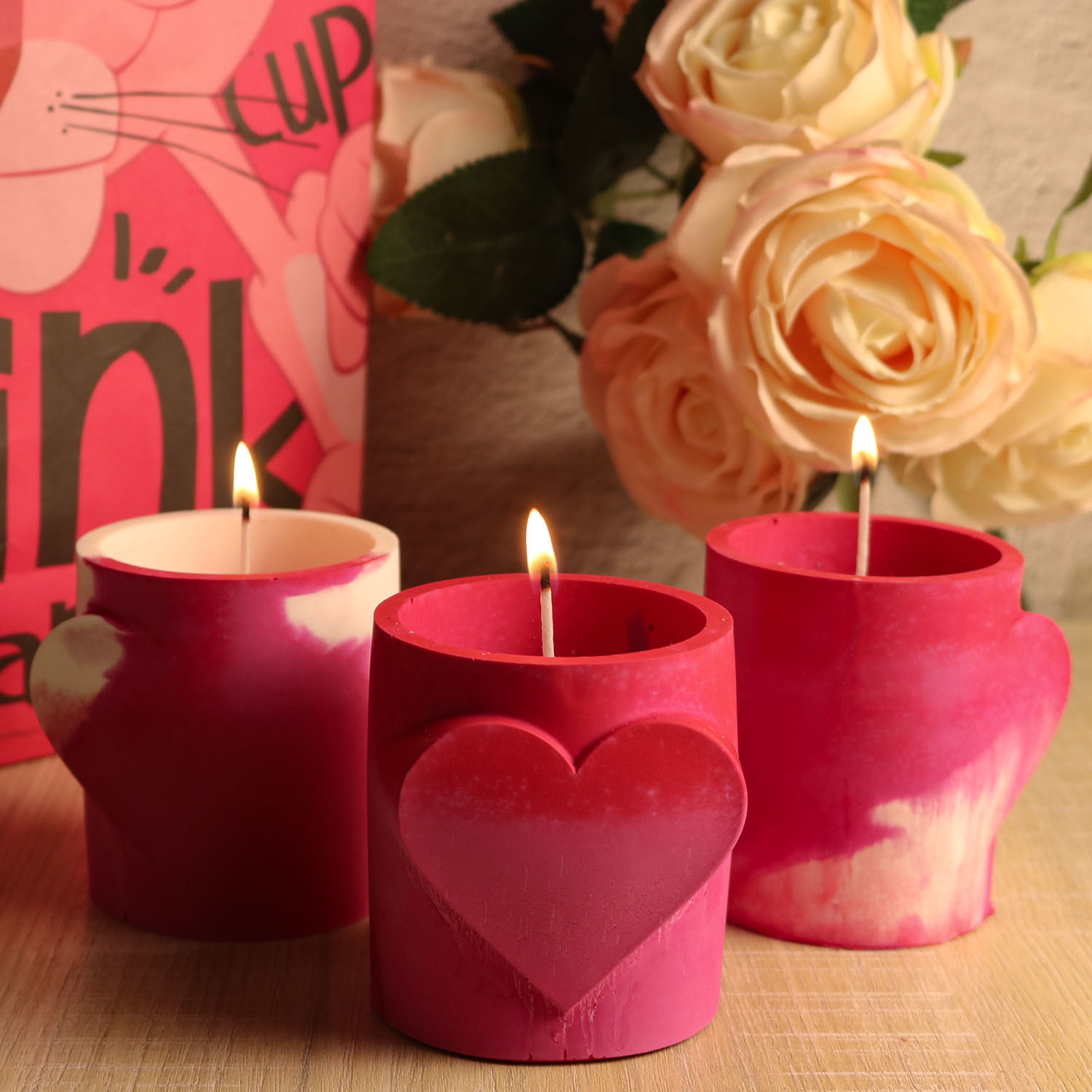 Love Candle Cup Scented Candle - Soap Making In Home ulasan dan harga