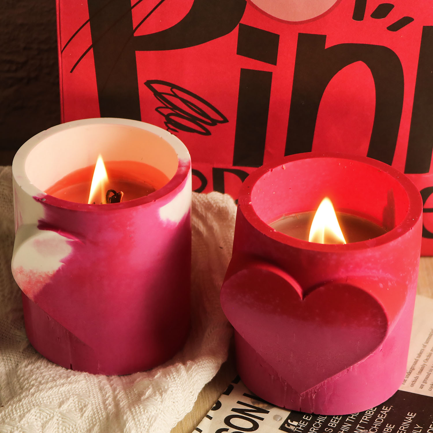 Love Candle Cup Scented Candle - Soap Making In Home ulasan dan harga