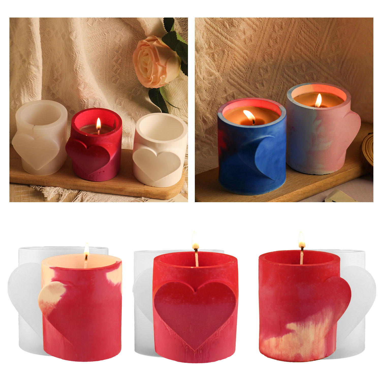 Love Candle Cup Scented Candle - Soap Making In Home ulasan dan harga