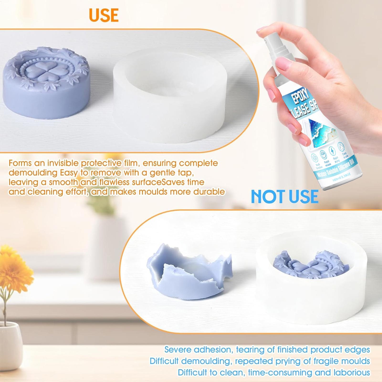 100ml Silicone Release Spray E - Natural Making Soap ulasan dan harga