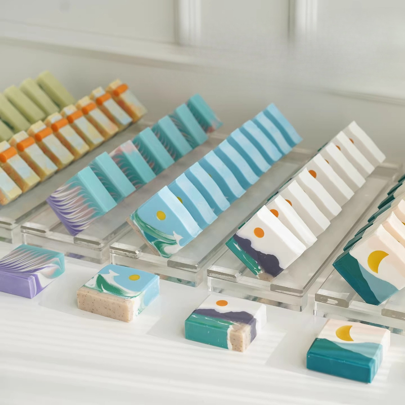 14cm Acrylic Handmade Soap Dry - Soap Making Process ulasan dan harga