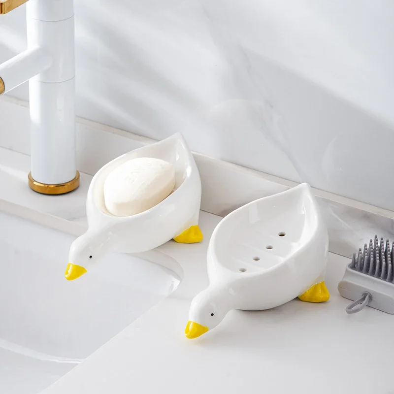 Duck Shape Soap Box Cartoon So - Soap Making Dish ulasan dan harga