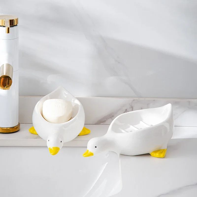 Duck Shape Soap Box Cartoon So - Soap Making Dish ulasan dan harga