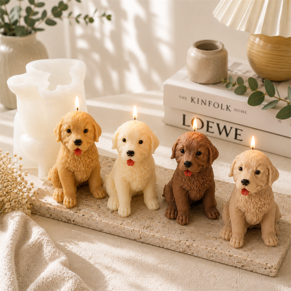 Golden Retriever Silicone Cand - Soap Making Gifts ulasan dan harga