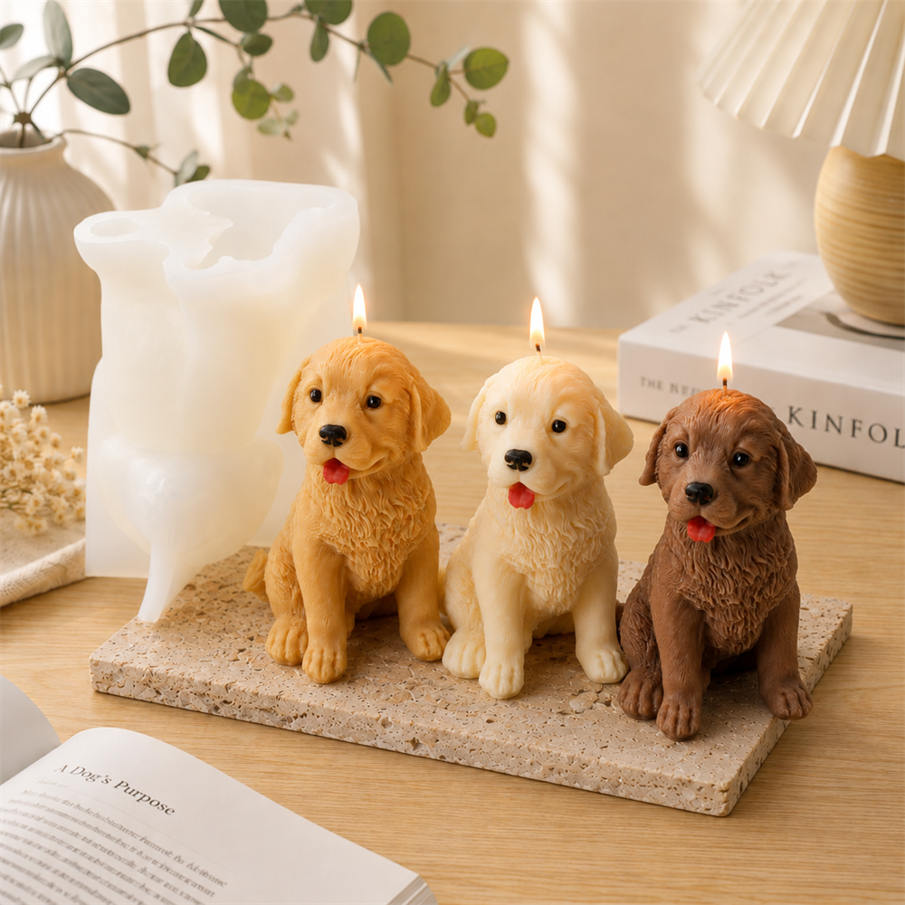 Golden Retriever Silicone Cand - Soap Making Gifts ulasan dan harga