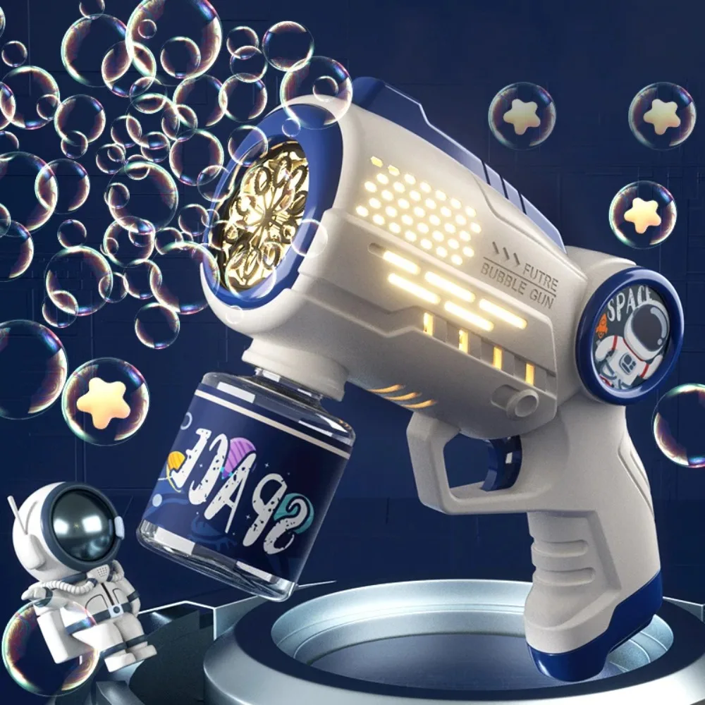Automatic Bubbles Gun Astronau - Soap Making Game ulasan dan harga