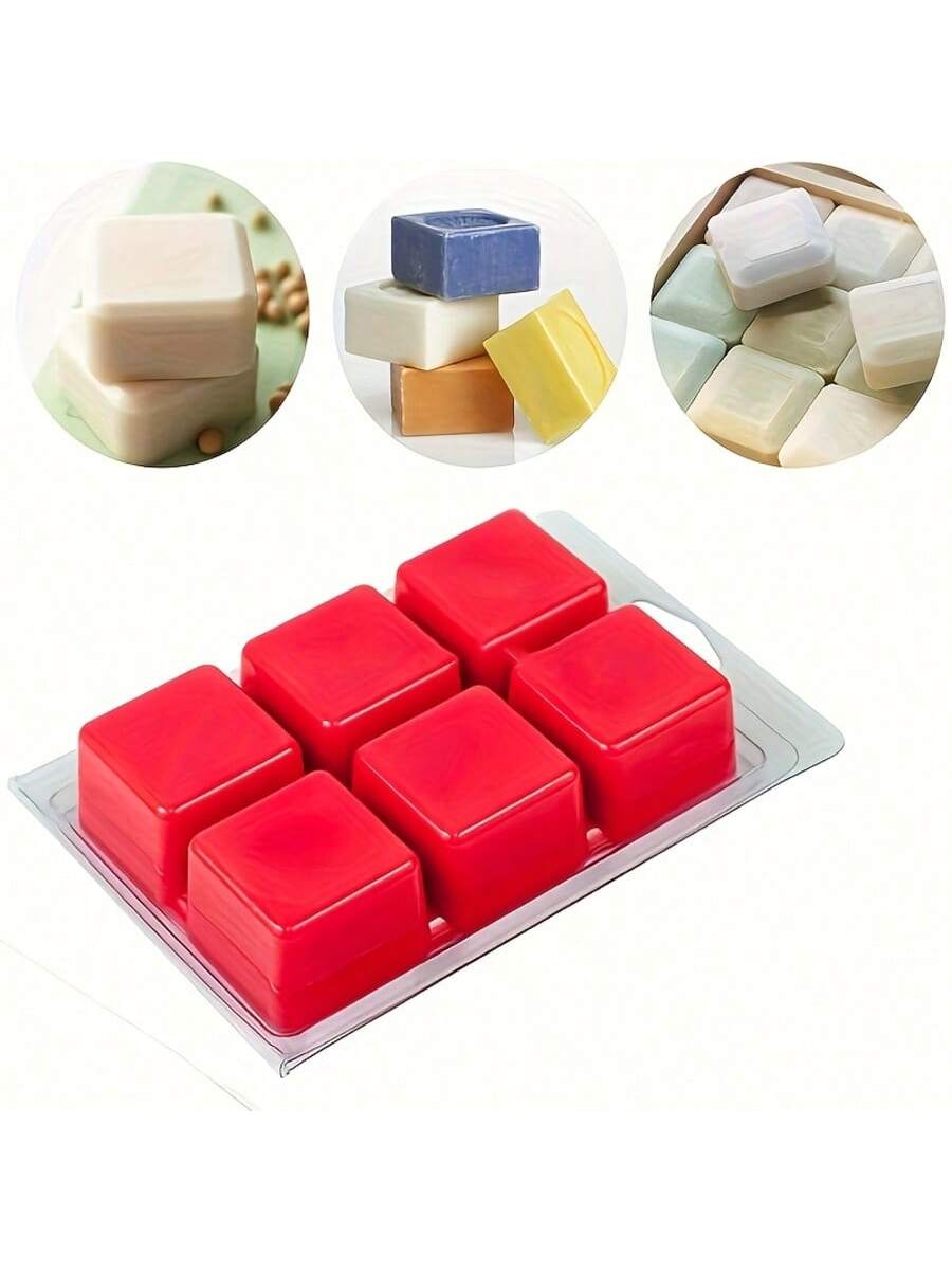 12/24 Pieces Rectangular 6-Hol - Soap Making Websites ulasan dan harga