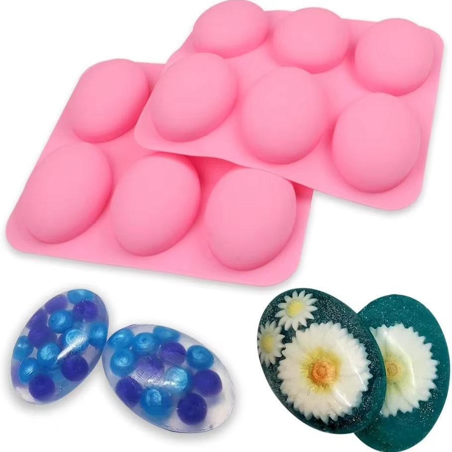 6 Cavity Silicone Molds for So - Soap Making Websites ulasan dan harga