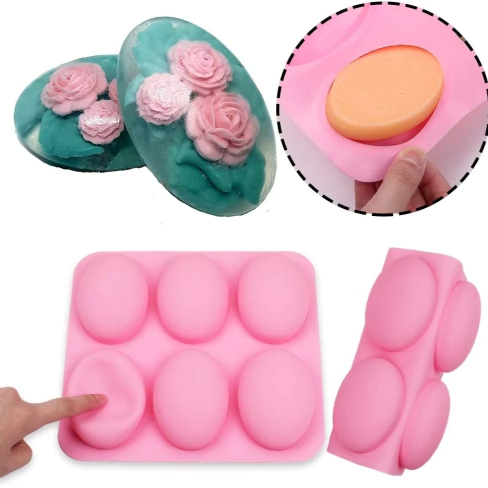 6 Cavity Silicone Molds for So - Soap Making Websites ulasan dan harga