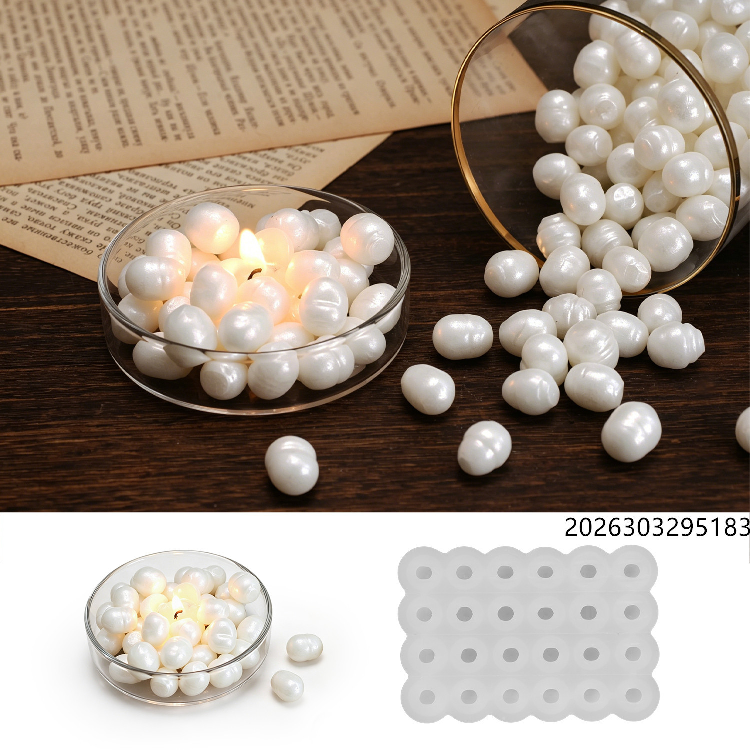 Healing Ocean Pearl Mirror Wax - Natural Making Soap ulasan dan harga