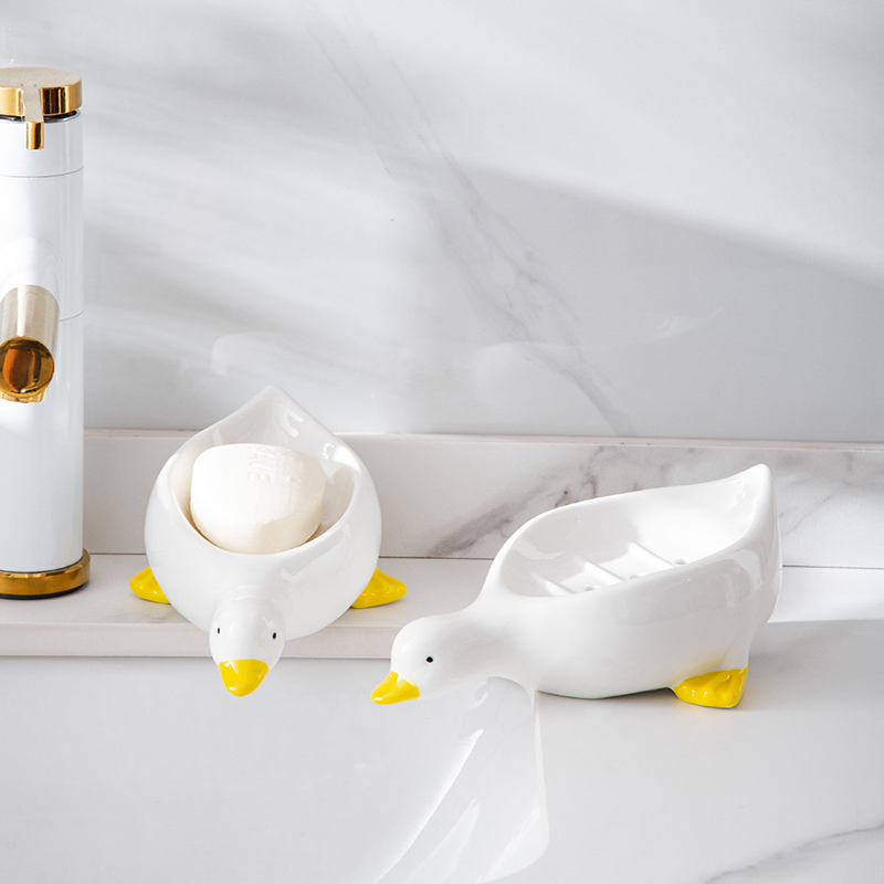 1PC Yellow Duck Shape Soap Box - Soap Making Dish ulasan dan harga