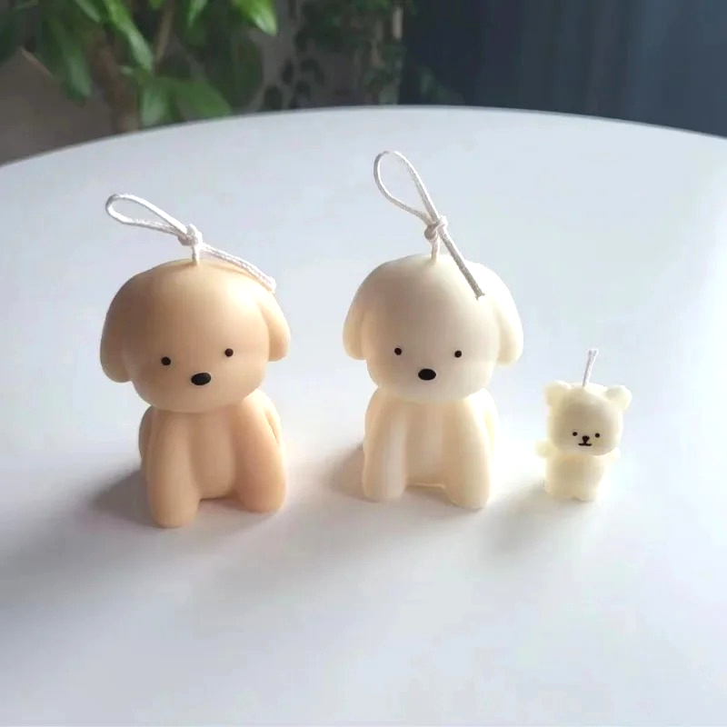 3D Puppy Scented Candle Silico - Soap Making Gifts ulasan dan harga