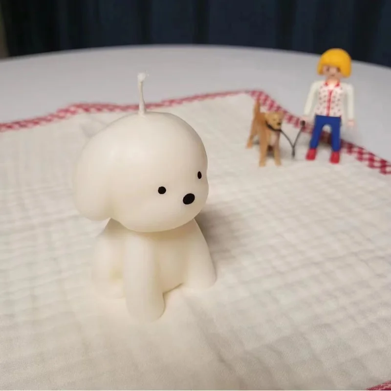 3D Puppy Scented Candle Silico - Soap Making Gifts ulasan dan harga