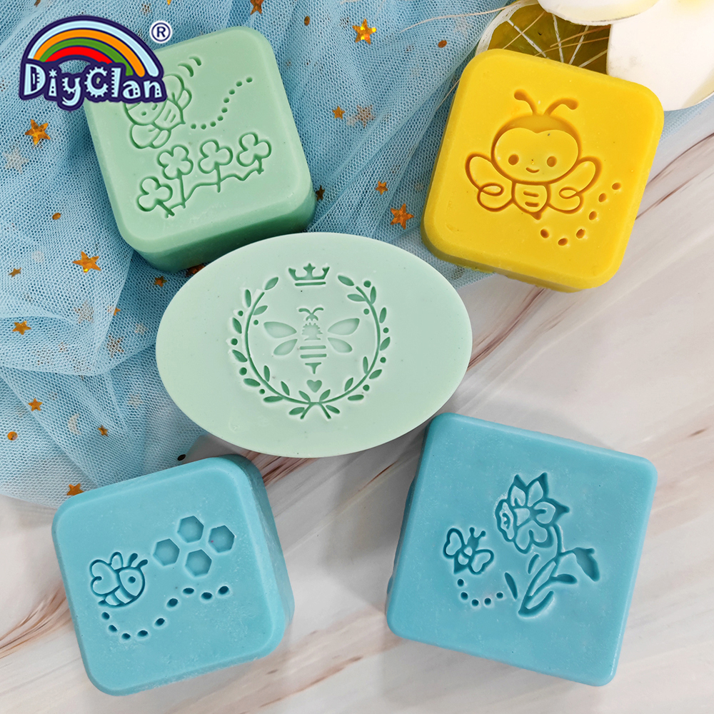 Bee Pattern Natural Handmade R - Soap Making Websites ulasan dan harga