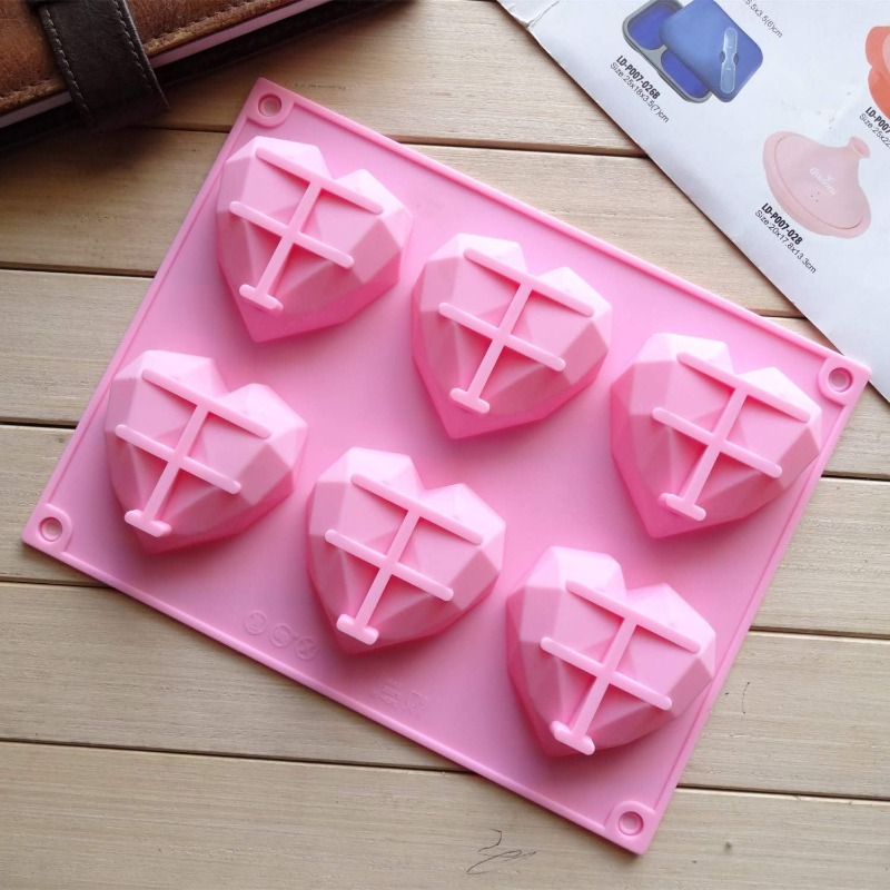 FAIS DU 3D Diamond Heart Silic - Soap Making Websites ulasan dan harga