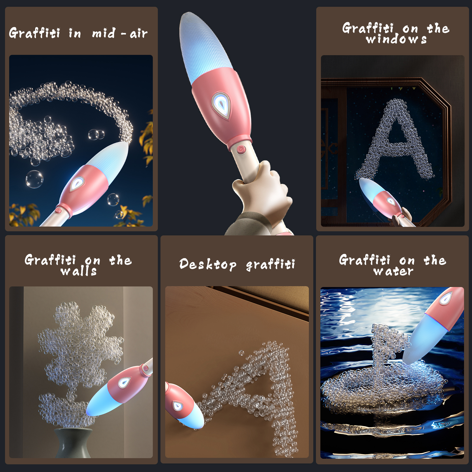 Brush Electric Bubbles Stick W - Soap Making Game ulasan dan harga