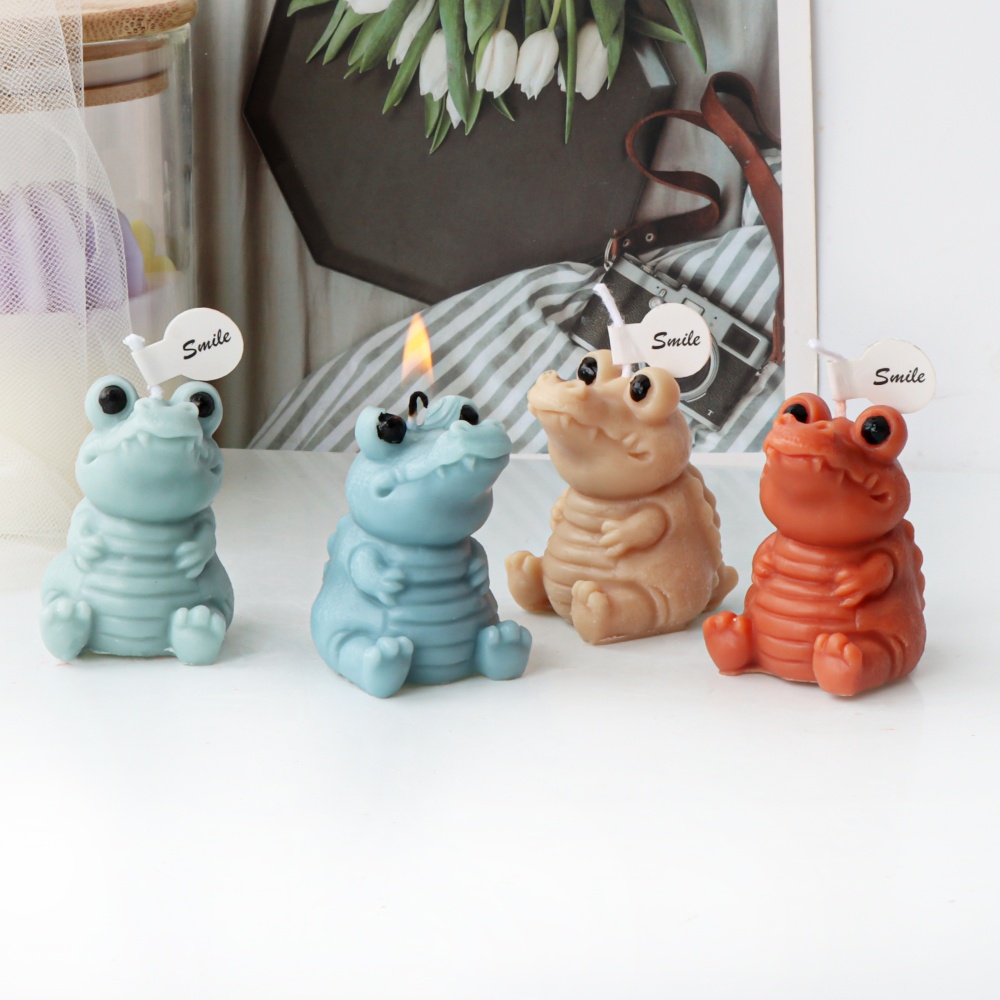 3D Cute Crocodile Candle Silic - Soap Making Gifts ulasan dan harga