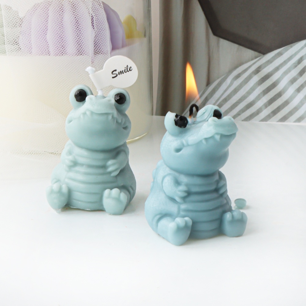 3D Cute Crocodile Candle Silic - Soap Making Gifts ulasan dan harga