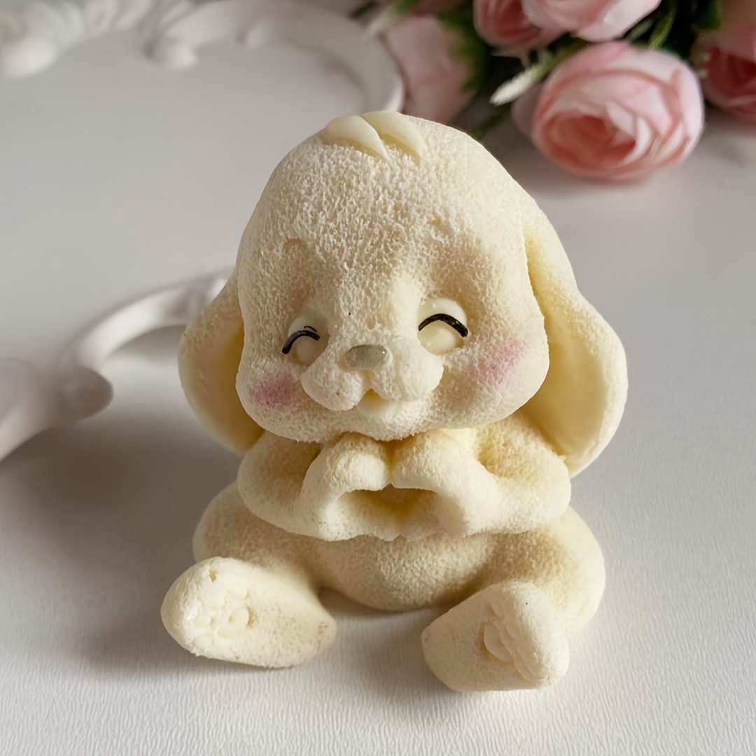 1pc Adorable Rabbit Resin Sili - Natural Making Soap ulasan dan harga