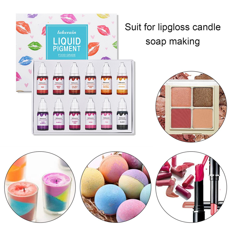 ABGU  12Colors/Set Epoxy Resin - Soap Making Die ulasan dan harga