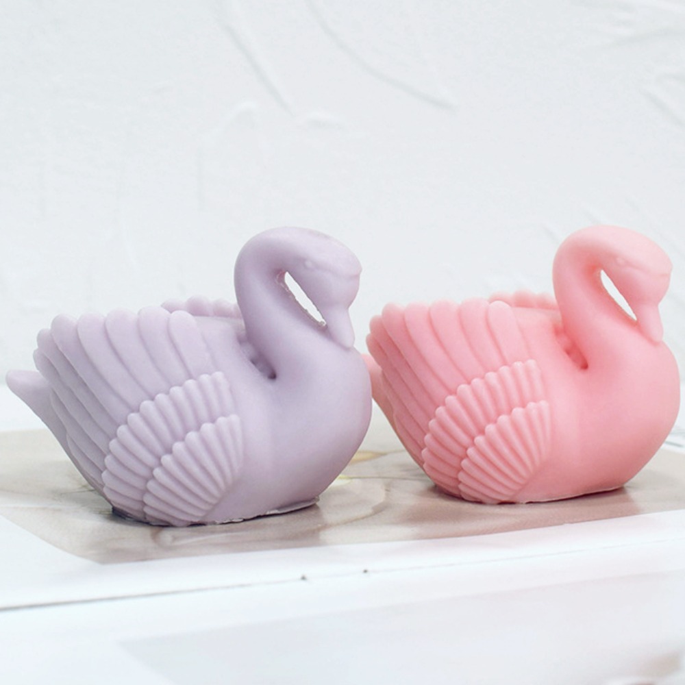 White Swan Silicone Candle Mou - Soap Making Gifts ulasan dan harga