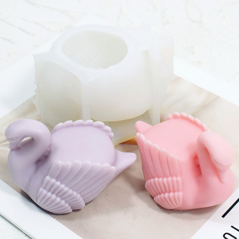 White Swan Silicone Candle Mou - Soap Making Gifts ulasan dan harga