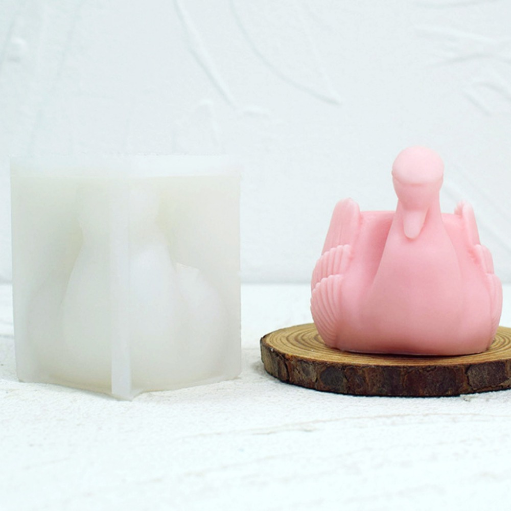 White Swan Silicone Candle Mou - Soap Making Gifts ulasan dan harga
