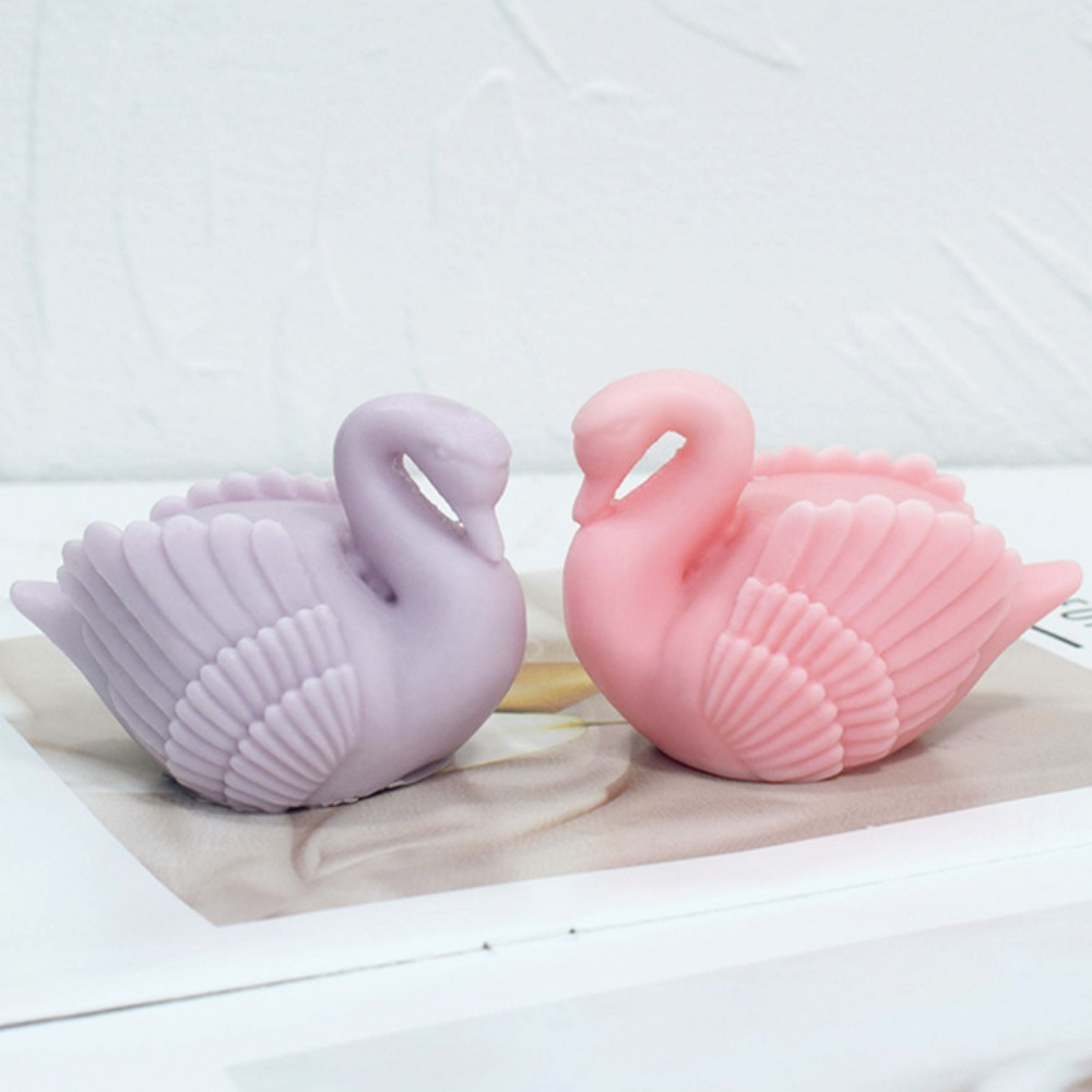 White Swan Silicone Candle Mou - Soap Making Gifts ulasan dan harga