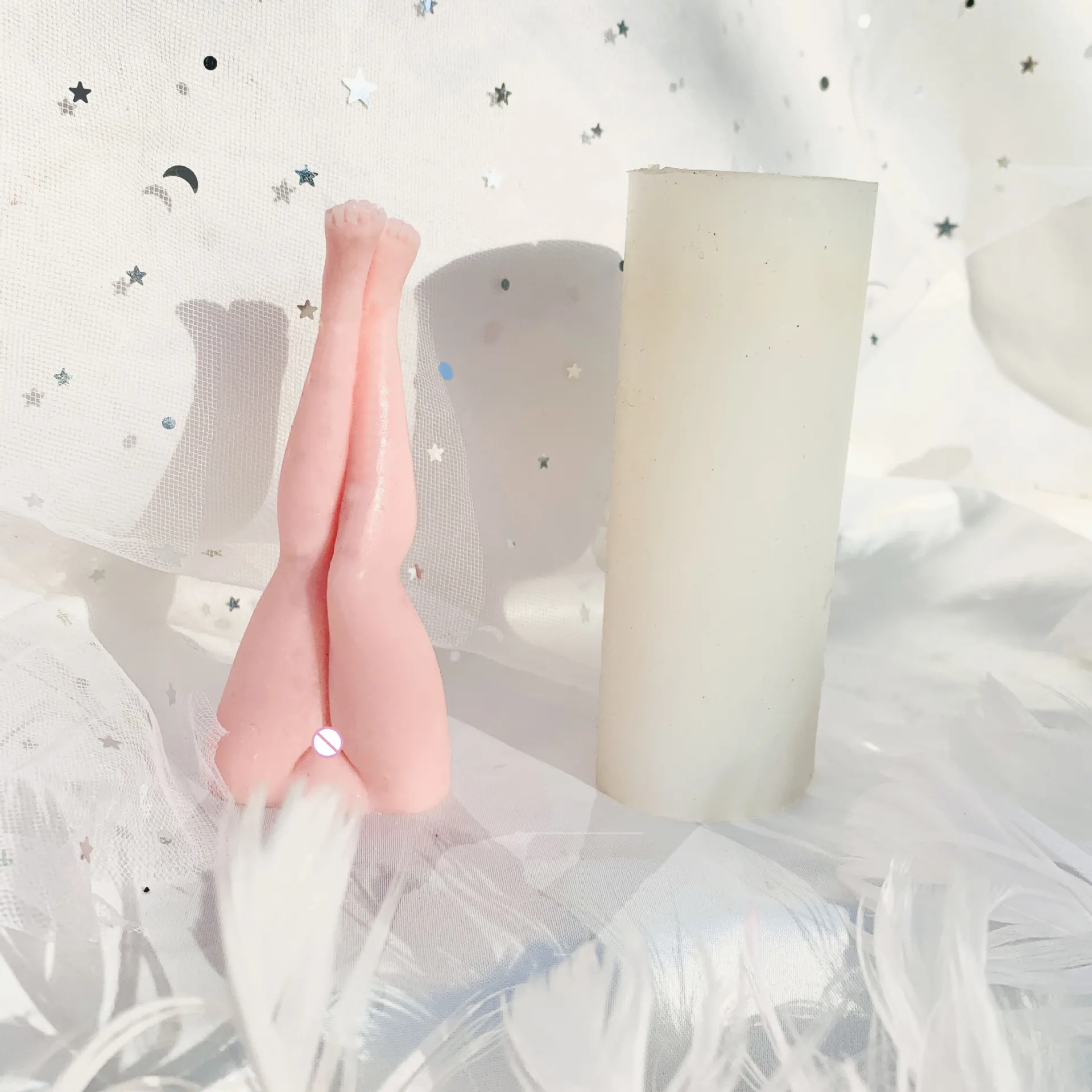 DIY Woman 3D Sexy Legs Candle  - Soap Making Gifts ulasan dan harga