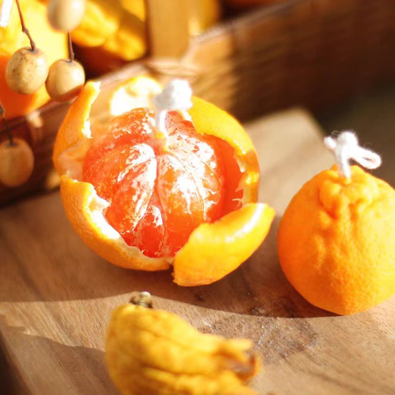 3D Orange Candle Mould Silicon - Soap Making Game ulasan dan harga