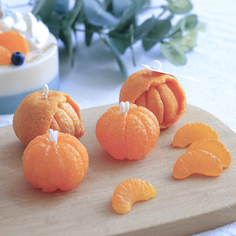 3D Orange Candle Mould Silicon - Soap Making Game ulasan dan harga