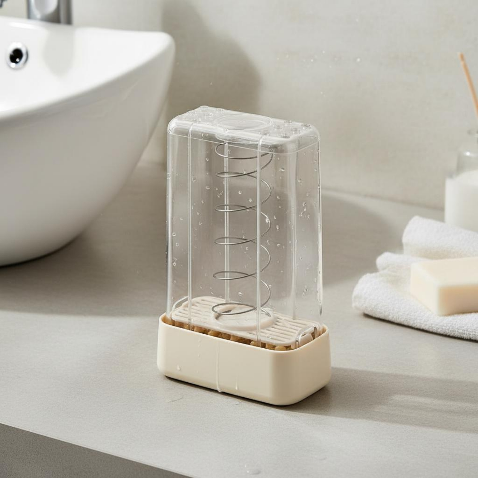 Soap Dish with Brush Foam Maki - Soap Making Dish ulasan dan harga