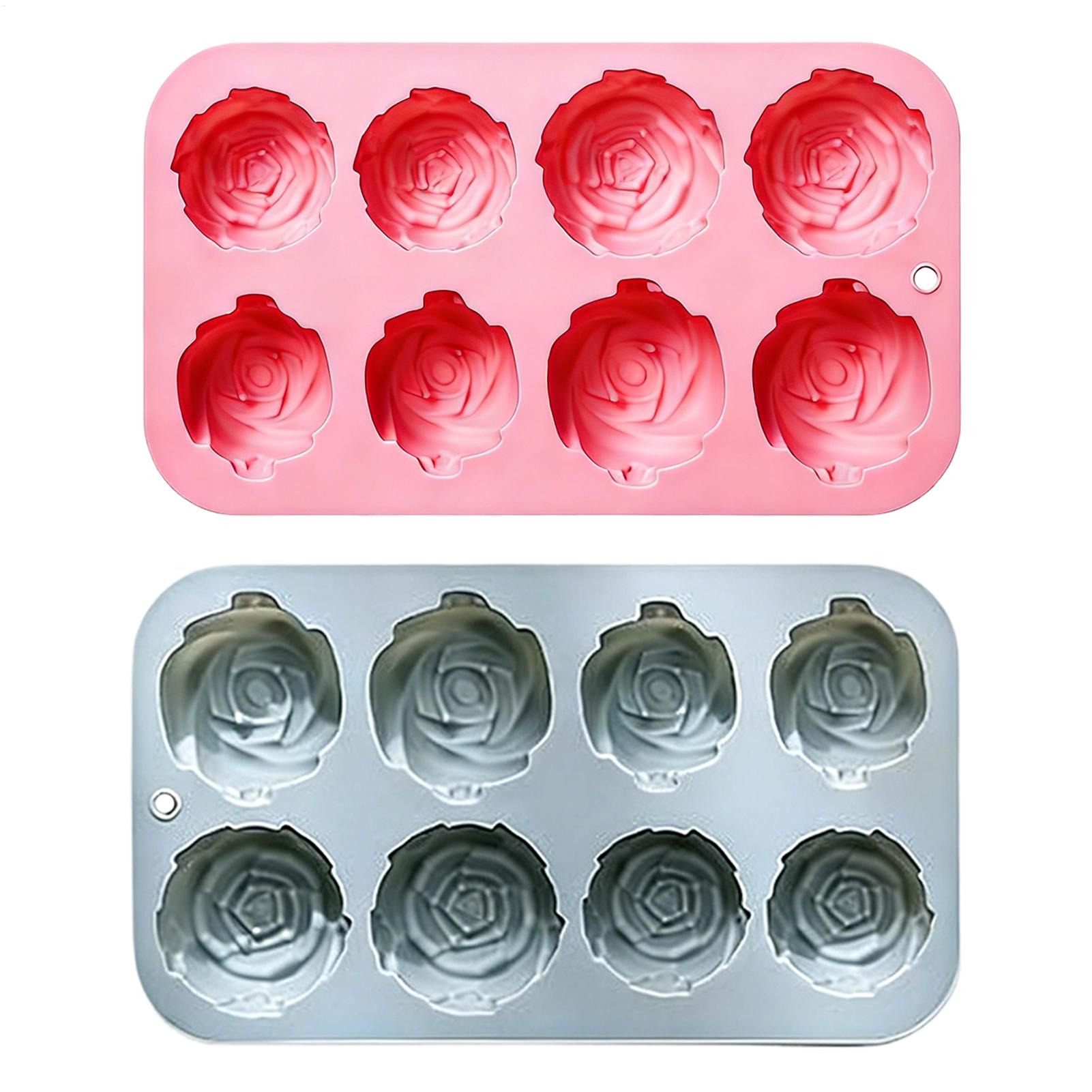 8 Holes Rose Flower Silicone M - Soap Making In Home ulasan dan harga