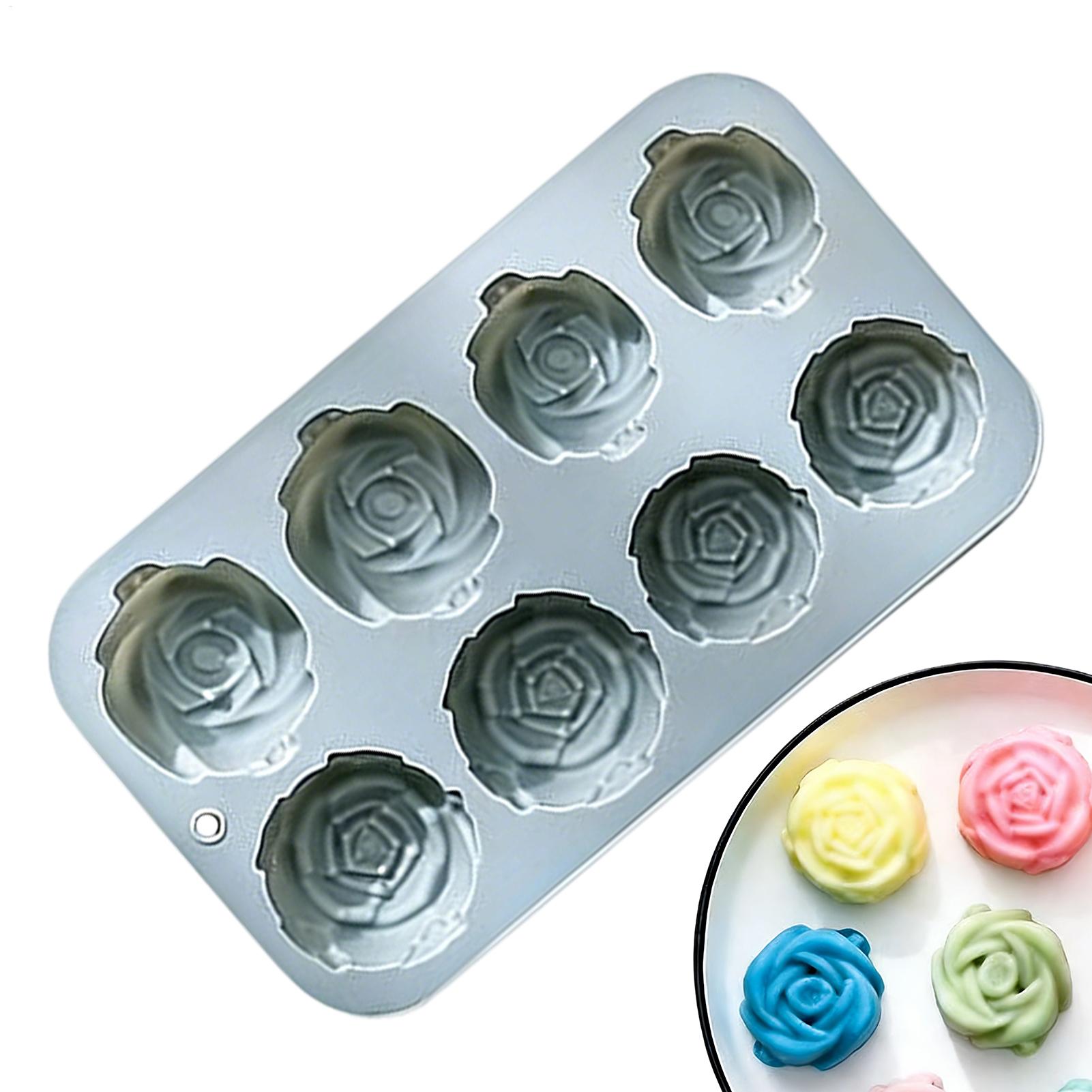 8 Holes Rose Flower Silicone M - Soap Making In Home ulasan dan harga