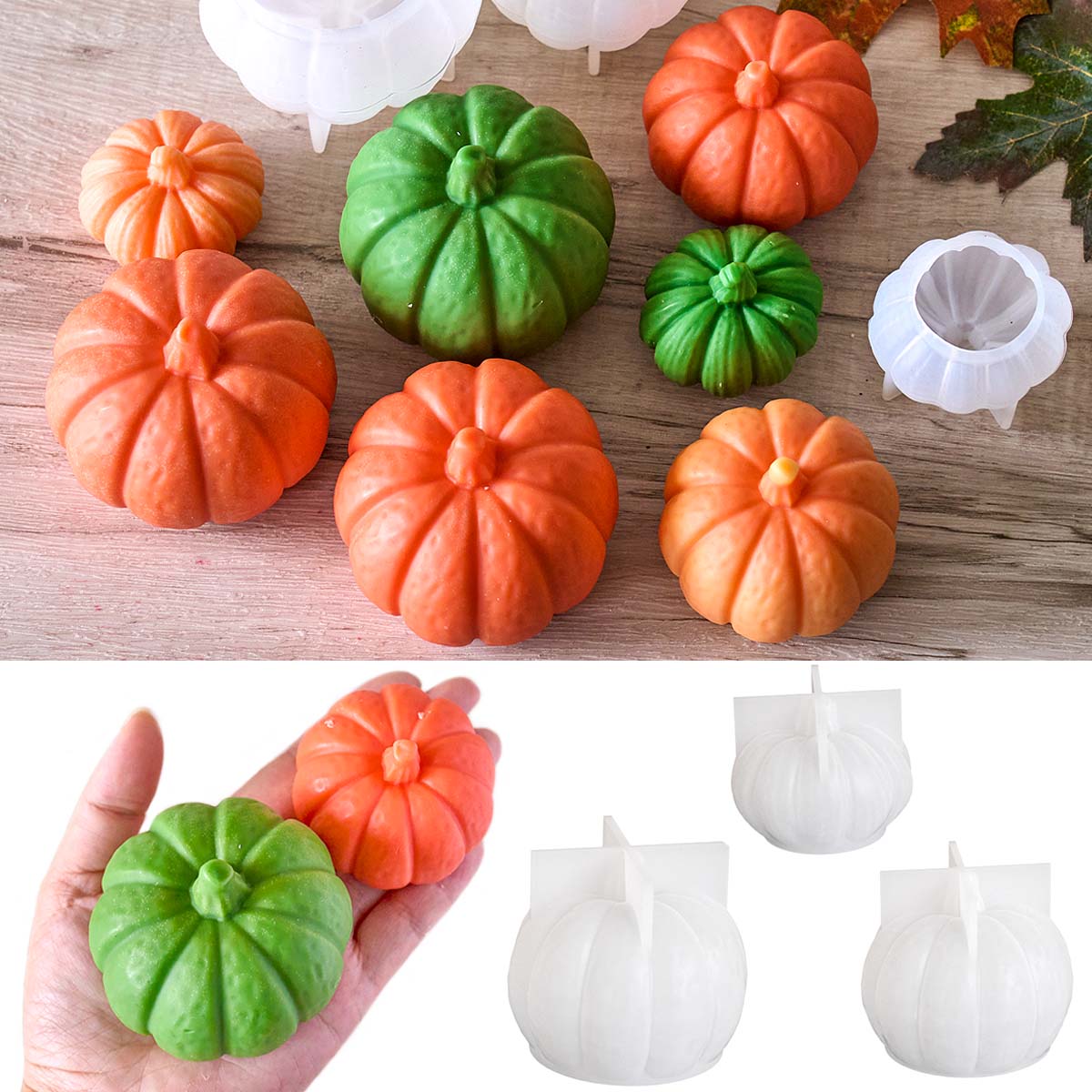 Halloween Pumpkin Candle Silic - Soap Making Gifts ulasan dan harga