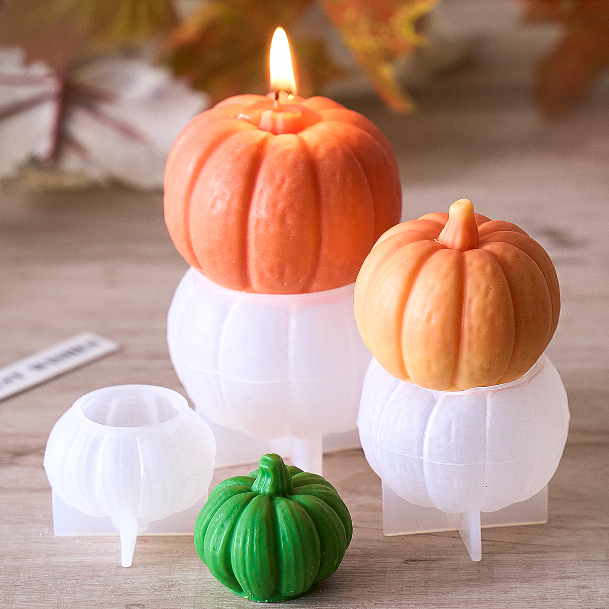 Halloween Pumpkin Candle Silic - Soap Making Gifts ulasan dan harga