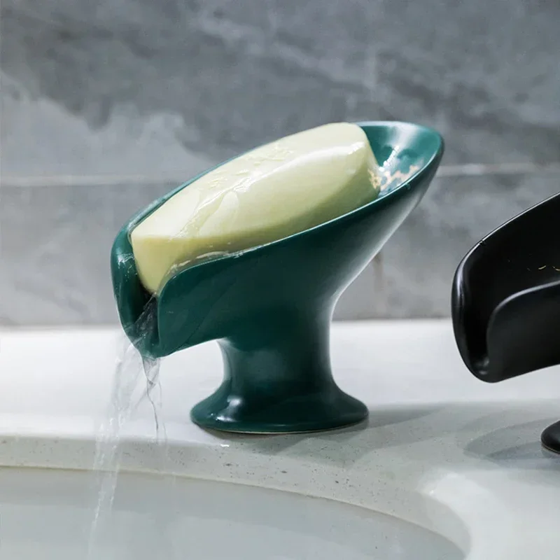 1PCS Ceramic Leaf-shaped Drain - Soap Making Dish ulasan dan harga