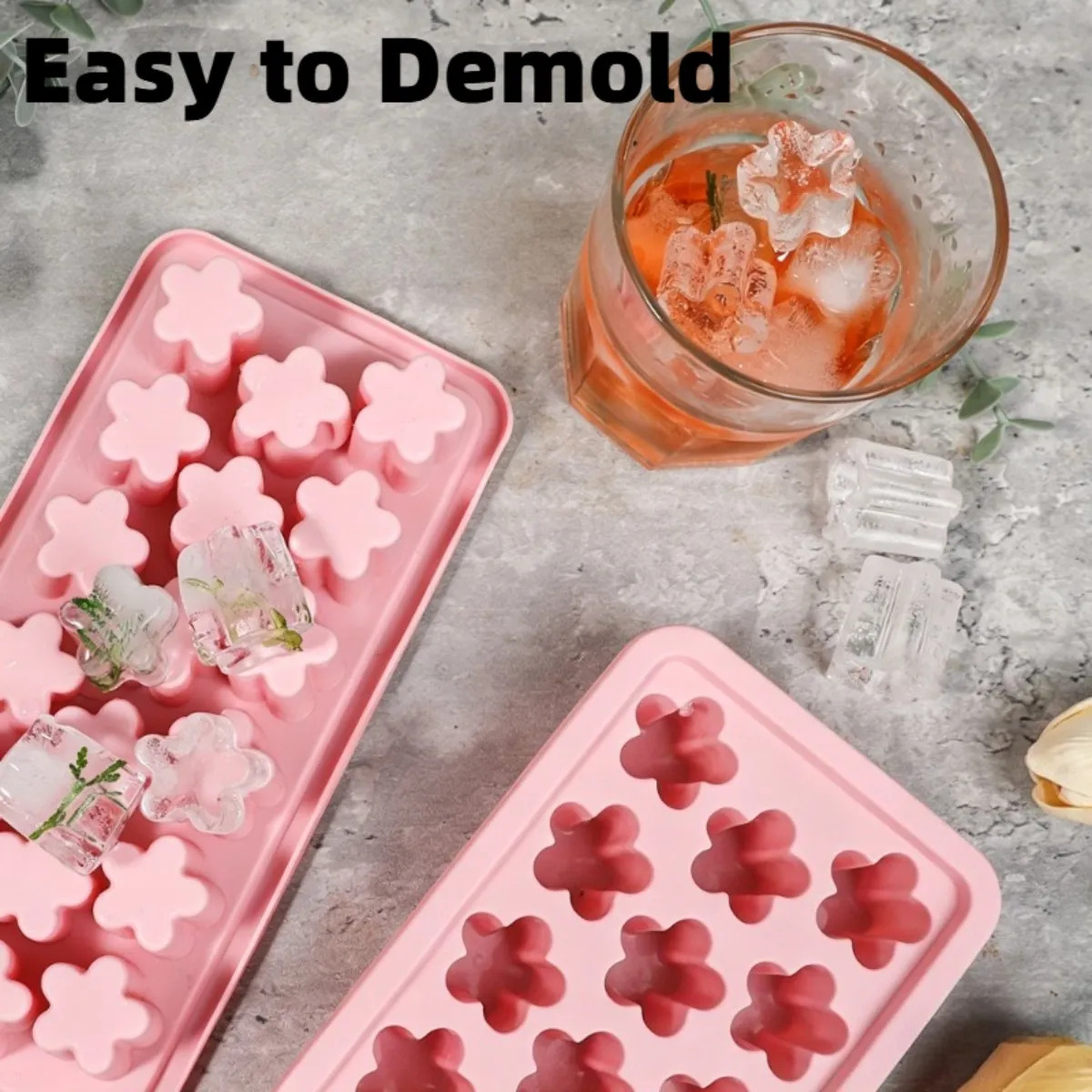 1pc Flower Ice Cube Tray with  - Soap Making Websites ulasan dan harga