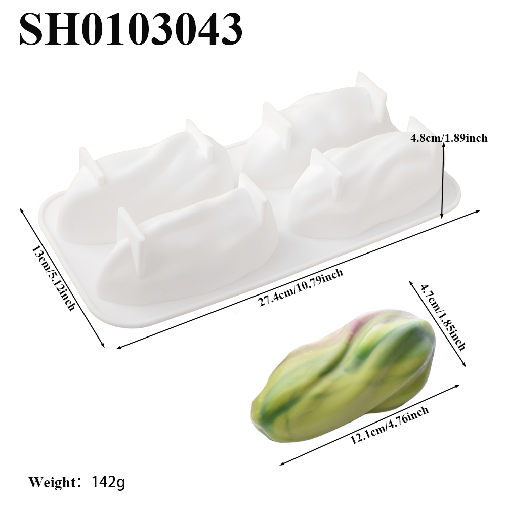 4 or 9-Cell Pistachio Design S - Natural Making Soap ulasan dan harga