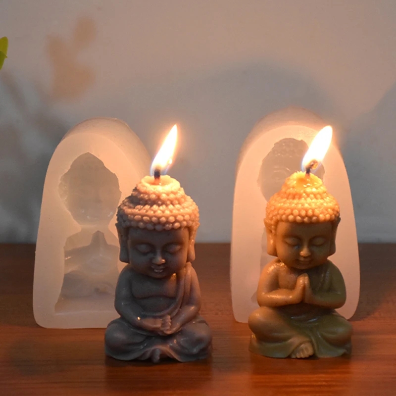 3D Buddha Silicone Candle Mold - Soap Making Process ulasan dan harga