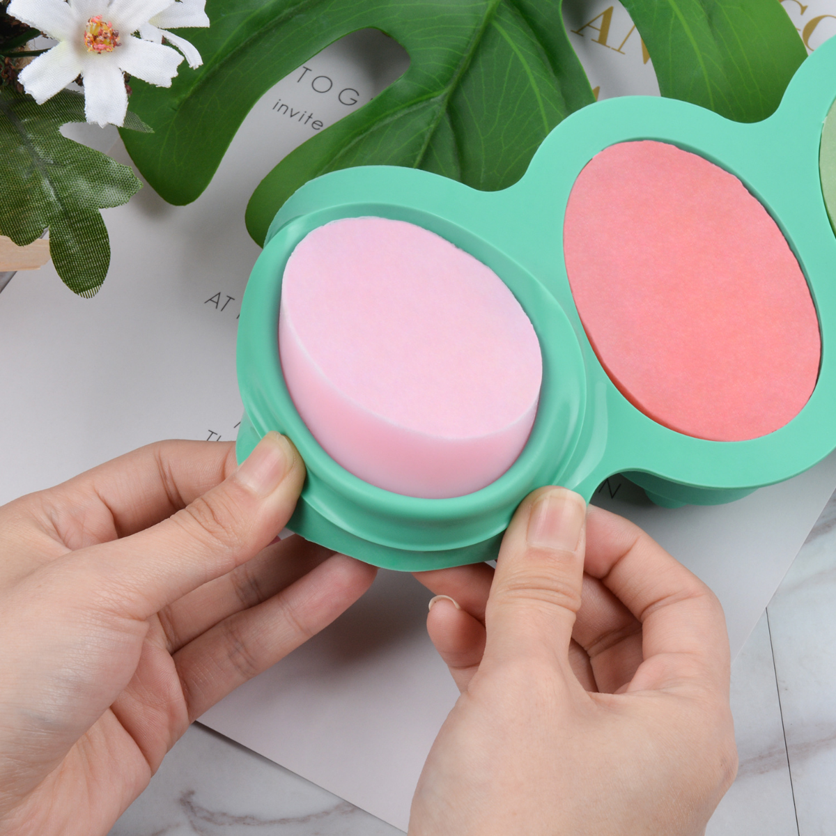 4 Hole Oval Massage Soap Silic - Soap Making Gifts ulasan dan harga